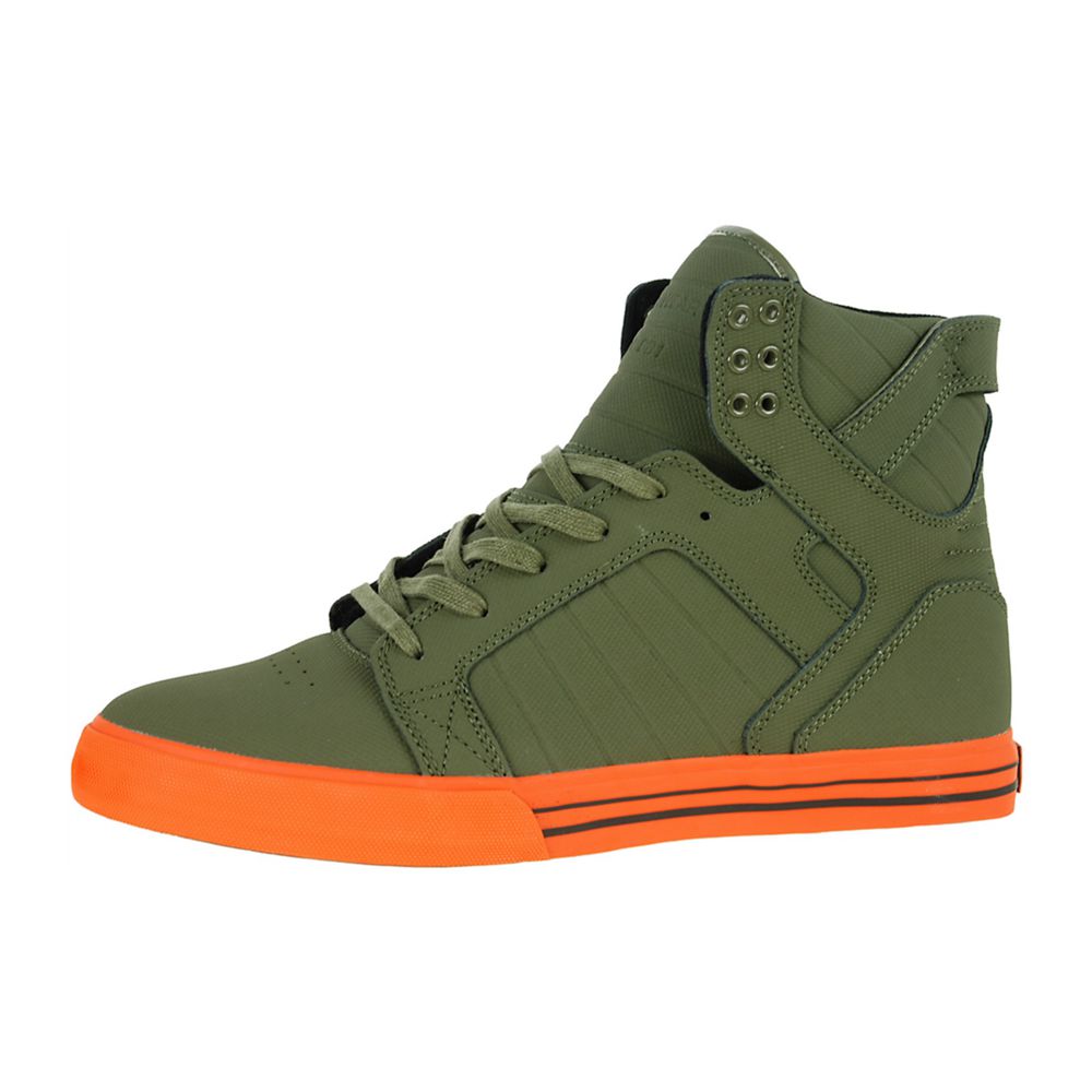 Baskets Montantes Supra SkyTop Vert Tuf Green Homme | JCF-09238612